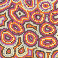 Aboriginal Artwork by Sarah Napaljarri Simms, Pikilyi Jukurrpa (Vaughan Springs Dreaming), 107x30cm