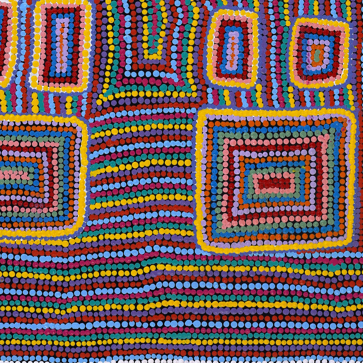 Aboriginal Art by Savonne Brown, Tjanpi, 61x51cm - ART ARK®