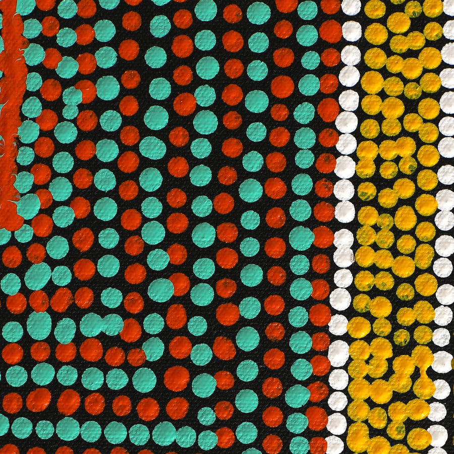 Aboriginal Artwork by Savonne Brown, Tjanpi, 91x76cm