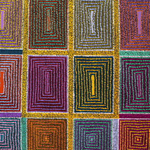 Aboriginal Artwork by Savonne Brown, Tjanpi, 91x76cm - ART ARK®