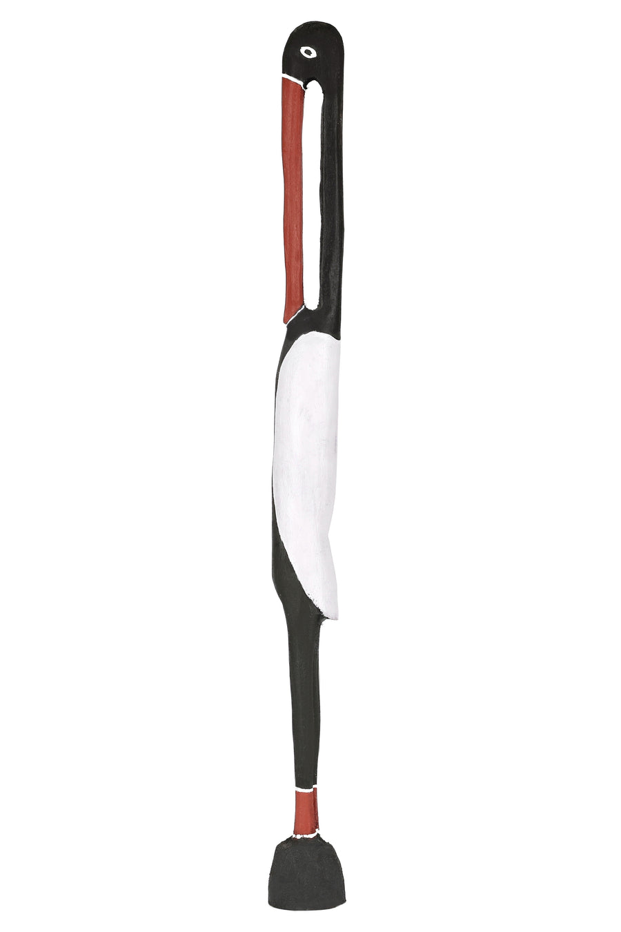 Aboriginal Artwork by Sebastian Buntarrawuy Wunungmurra - Bird Sculpture, 63cm