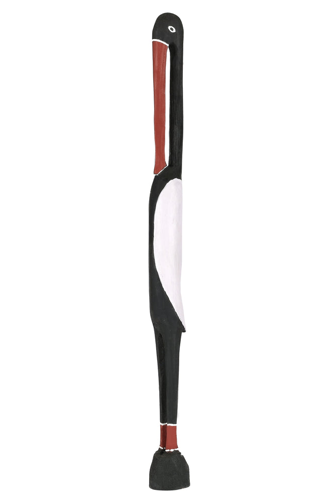 Aboriginal Artwork by Sebastian Buntarrawuy Wunungmurra - Bird Sculpture, 63cm