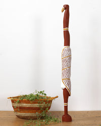 Aboriginal Artwork by Sebastian Buntarrawuy Wunungmurra - Eagle Sculpture, 82cm