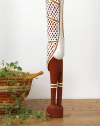 Aboriginal Artwork by Sebastian Buntarrawuy Wunungmurra - Eagle Sculpture, 82cm