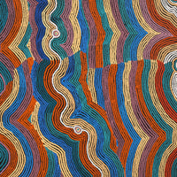 Aboriginal Artwork by Selina Napanangka Fisher, Pikilyi Jukurrpa (Vaughan Springs Dreaming), 107x107cm
