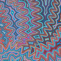 Aboriginal Artwork by Selina Napanangka Fisher, Pikilyi Jukurrpa (Vaughan Springs Dreaming) 107x76cm