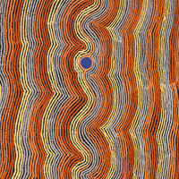 Aboriginal Artwork by Selina Napanangka Fisher, Pikilyi Jukurrpa (Vaughan Springs Dreaming), 152x61cm