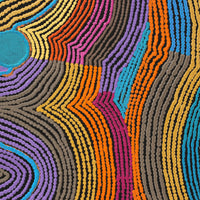 Aboriginal Artwork by Selina Napanangka Fisher, Pikilyi Jukurrpa (Vaughan Springs Dreaming), 183x91cm
