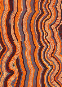 Aboriginal Artwork by Selina Napanangka Fisher, Pikilyi Jukurrpa (Vaughan Springs Dreaming) 107x76cm