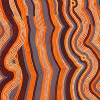 Aboriginal Artwork by Selina Napanangka Fisher, Pikilyi Jukurrpa (Vaughan Springs Dreaming) 107x76cm