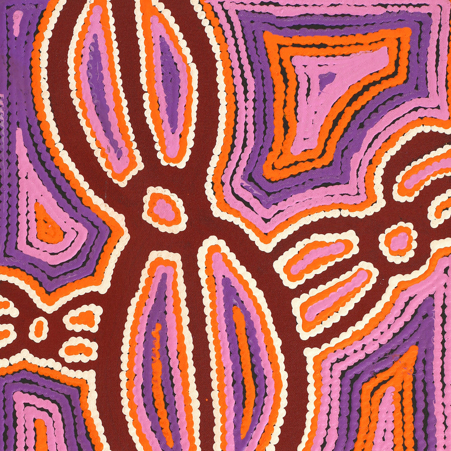 Aboriginal Artwork by Selina Napanangka Fisher, Pikilyi Jukurrpa (Vaughan Springs Dreaming), 61x30cm