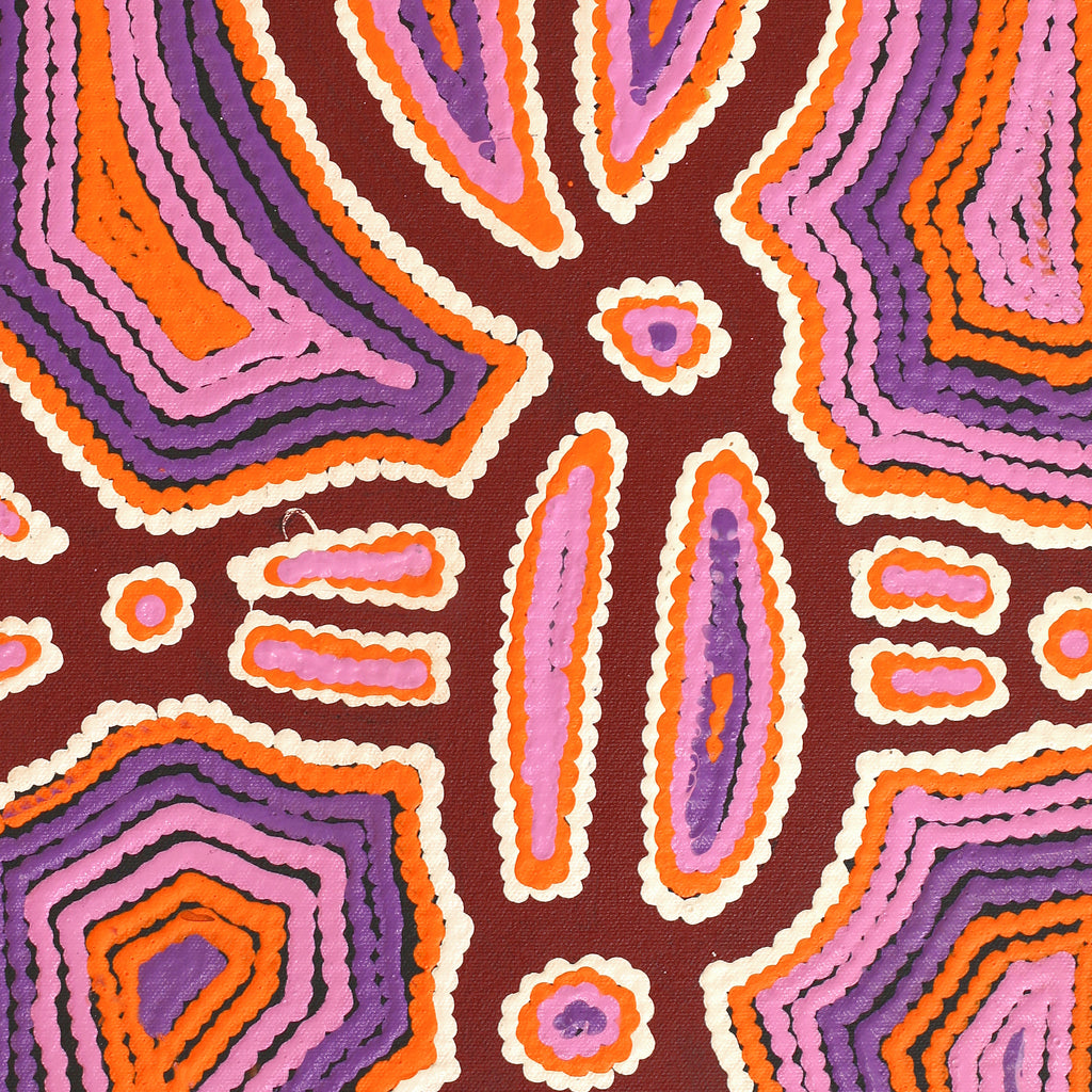 Aboriginal Artwork by Selina Napanangka Fisher, Pikilyi Jukurrpa (Vaughan Springs Dreaming), 61x30cm