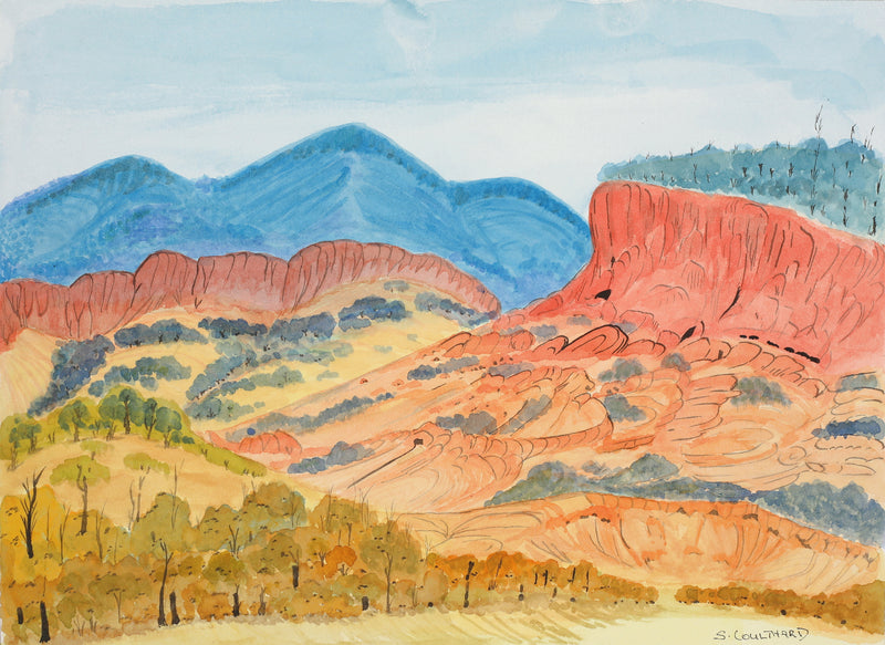 Aboriginal Artwork by Selma Coulthard Nunay, Urrampinyi (Tempe Downs Station), 35.5x25.5cm