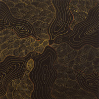 Aboriginal Artwork by Senita Napangardi Granites, Ngurlu Jukurrpa (Native Seed Dreaming), 30x30cm