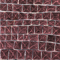 Aboriginal Artwork by Senita Napangardi Granites, Ngurlu Jukurrpa (Native Seed Dreaming), 61x30cm