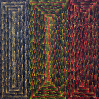 Aboriginal Artwork by Senita Napangardi Granites, Lukarrara Jukurrpa, 30x30cm