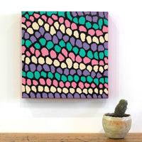 Aboriginal Artwork by Serianne Napangardi Butcher, Tali at Kungkayunti, 30x30cm