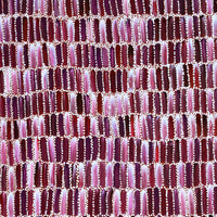 Aboriginal Artwork by Shakira Pitjara Patrick, Yarla Jukurrpa (Bush Potato Dreaming) - Cockatoo Creek, 61x46cm