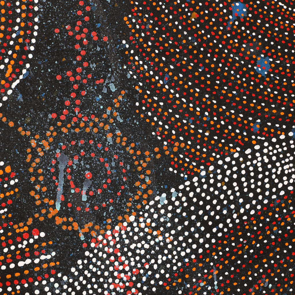 Aboriginal Artwork by Shanna Napanangka Williams, Seven Sisters Dreaming, 152x91cm