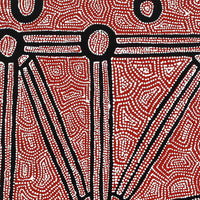 Aboriginal Artwork by Shanna Napanangka Williams, Ngapa Jukurrpa - Puyurru, 61x46cm