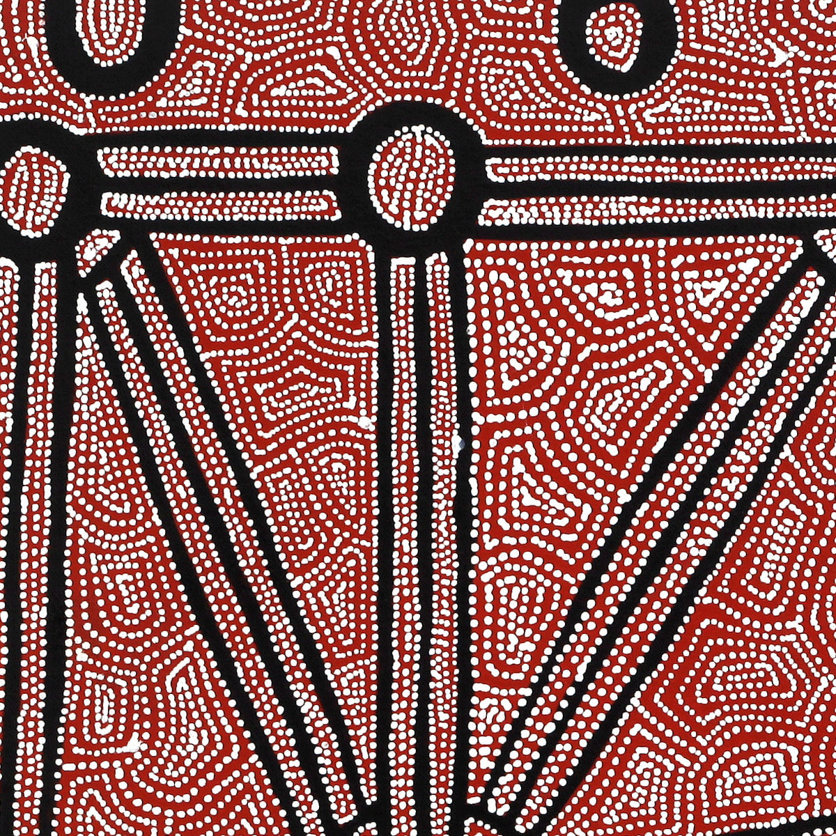 Aboriginal Artwork by Shanna Napanangka Williams, Ngapa Jukurrpa - Puyurru, 61x46cm