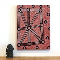 Aboriginal Artwork by Shanna Napanangka Williams, Ngapa Jukurrpa - Puyurru, 61x46cm