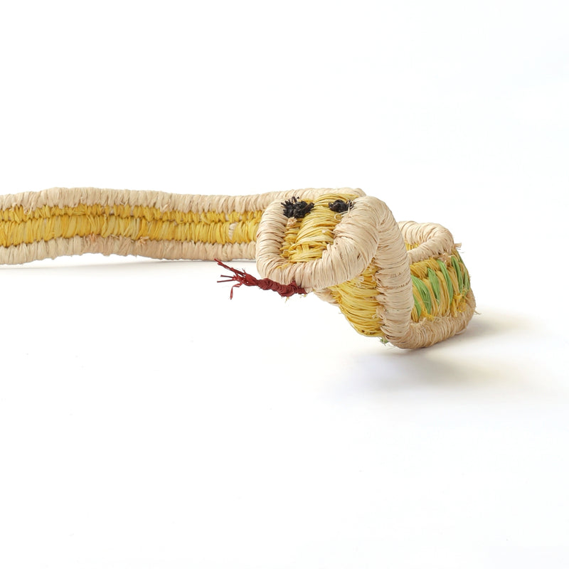 Aboriginal Artwork by Shirlleen Wilson - Snake Tjanpi Sculpture
