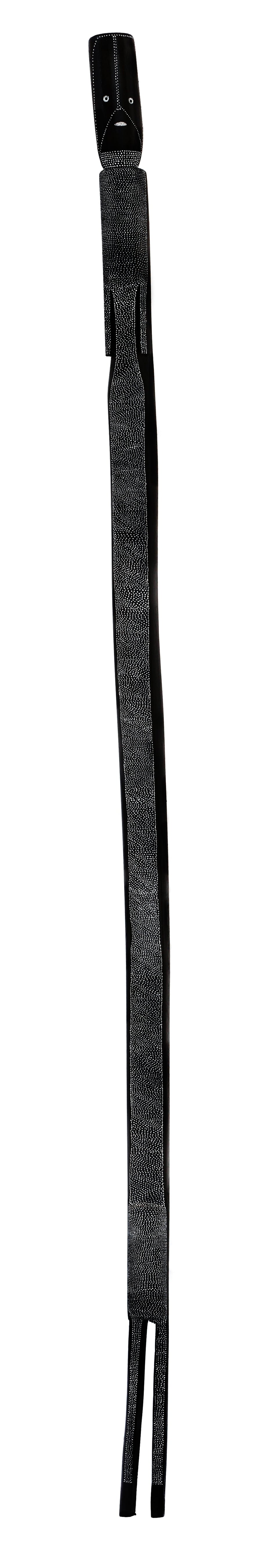 Aboriginal Artwork by Simon Namunjdja, Mimih Spirit Sculpture, 109cm