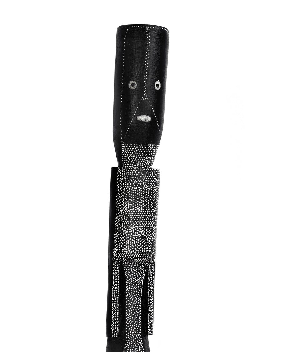 Aboriginal Artwork by Simon Namunjdja, Mimih Spirit Sculpture, 103cm