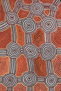 Aboriginal Artwork by Simon Butler, Kurlkuta, 91x61cm - ART ARK®