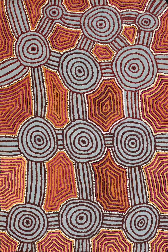 Aboriginal Artwork by Simon Butler, Kurlkuta, 91x61cm