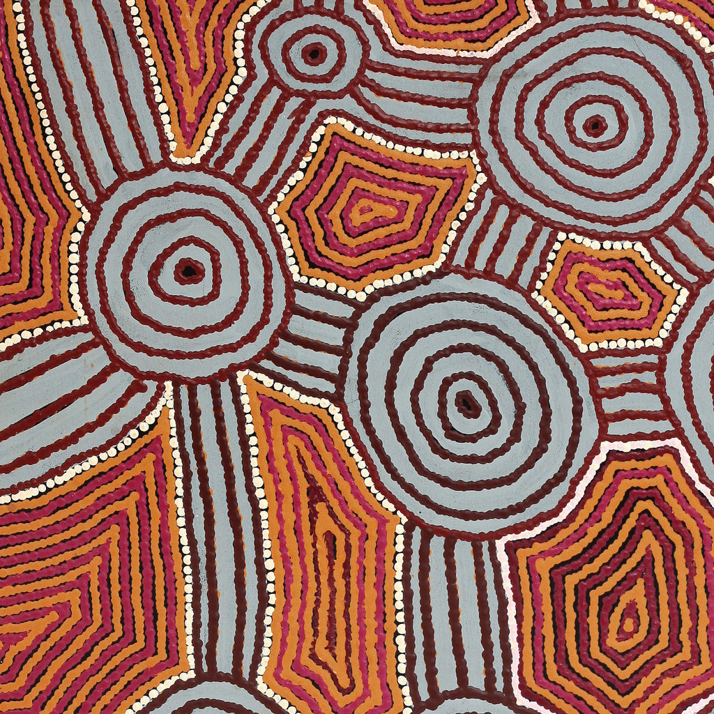 Aboriginal Artwork by Simon Butler, Kurlkuta, 91x61cm