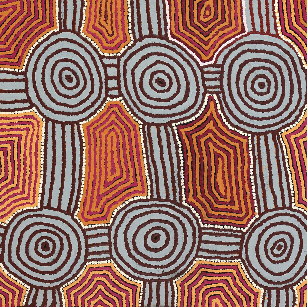 Aboriginal Artwork by Simon Butler, Kurlkuta, 91x61cm - ART ARK®