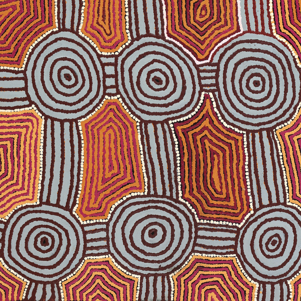 Aboriginal Art by Simon Butler, Kurlkuta, 91x61cm - ART ARK®