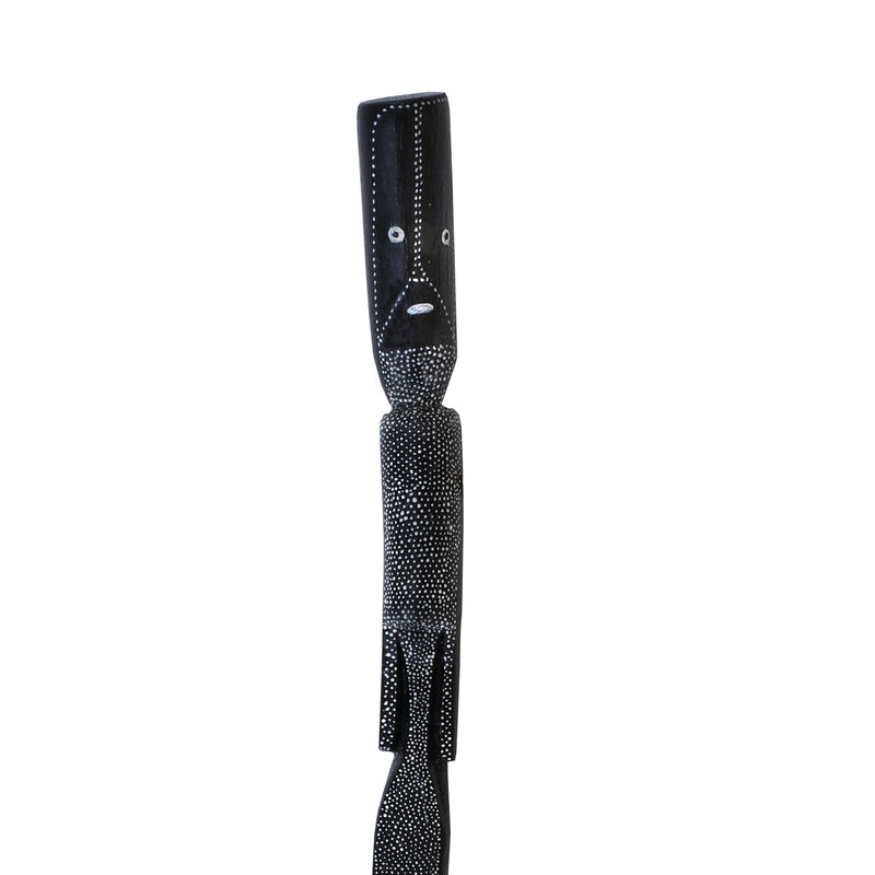 Aboriginal Artwork by Simon Namunjdja, Mimih Spirit Sculpture, 70cm