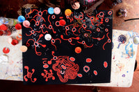 Aboriginal Artwork by Mary Napangardi Brown, Mina Mina Jukurrpa - Ngalyipi, 107x91cm