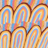 Aboriginal Artwork by Sonia Jugadai, Karrkurutinja - Lake Macdonald, 50x50cm