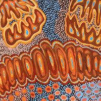 Aboriginal Art by Sophie Roberts, Kungkarangkalpa (Seven Sisters Story), 122x61cm - ART ARK®