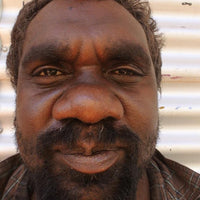 Aboriginal Artwork by Steven Jupurrurla Nelson, Janganpa Jukurrpa (Brush-tail Possum Dreaming) - Mawurrji, 46x46cm