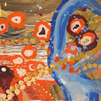 Aboriginal Artwork by Steven Jupurrurla Nelson, Janganpa Jukurrpa (Brush-tail Possum Dreaming) - Mawurrji, 183x91cm