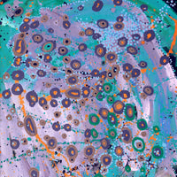 Aboriginal Artwork by Steven Jupurrurla Nelson, Janganpa Jukurrpa (Brush-tail Possum Dreaming) - Mawurrji, 122x61cm