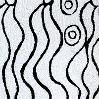 Aboriginal Artwork by Susie Nangala Watson, Mina Mina Dreaming, 46x46cm