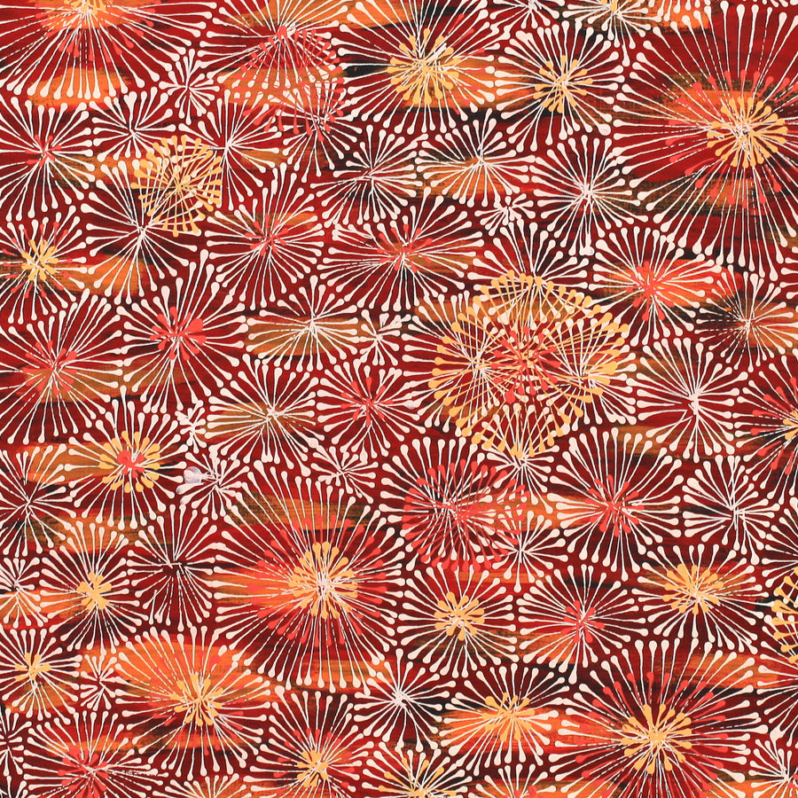 Aboriginal Artwork by Sylvaria Napurrurla Walker, Jitilypuru Jukurrpa, 61x61cm