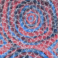 Aboriginal Artwork by Sylvaria Napurrurla Walker, Jitilypuru Jukurrpa, 91x30cm