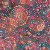 Aboriginal Artwork by Sylvaria Napurrurla Walker, Jitilypuru Jukurrpa, 61x46cm