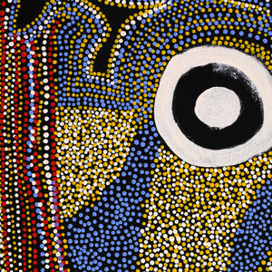 Aboriginal Artwork by Terry Ward, Walka Wiru Ngura Wiru, 107x46cm - ART ARK®
