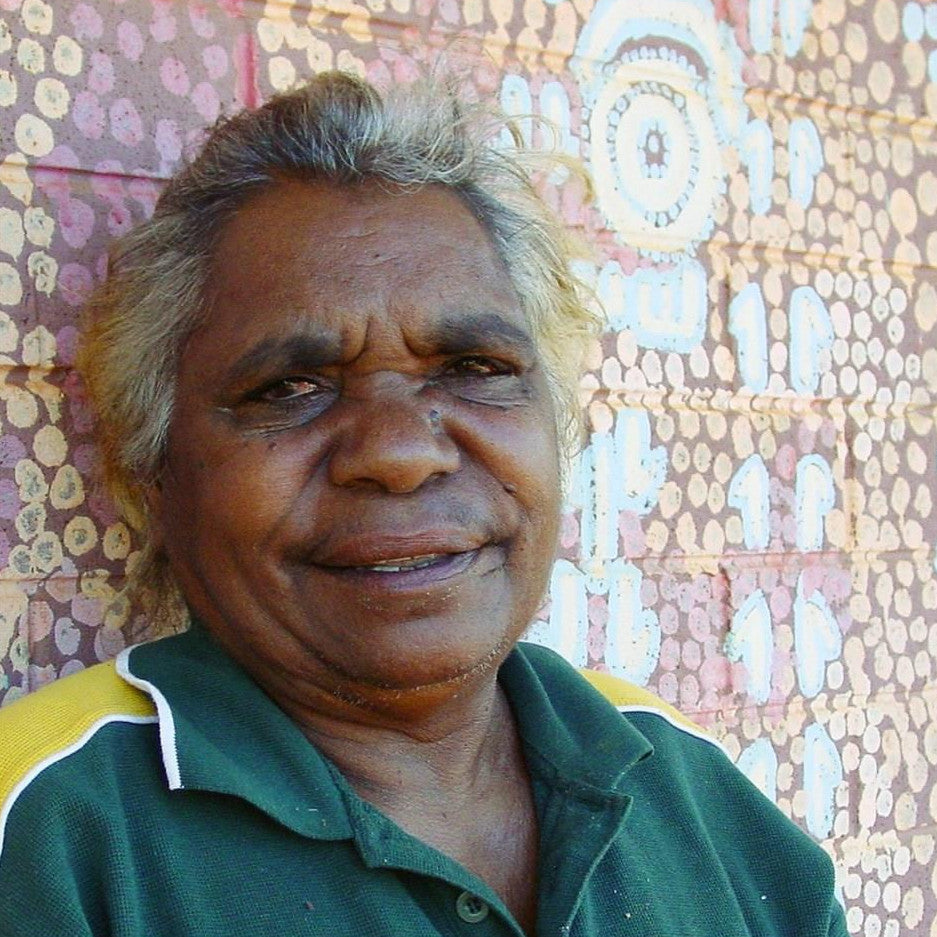 Aboriginal Artwork by Tess Napaljarri Ross, Wardapi Jukurrpa (Goanna Dreaming) - Yarripurlangu, 30x30cm