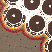 Aboriginal Artwork by Theresa Napurrurla Ross, Pamapardu Jukurrpa (Flying Ant Dreaming) - Warntungurru, 30x30cm