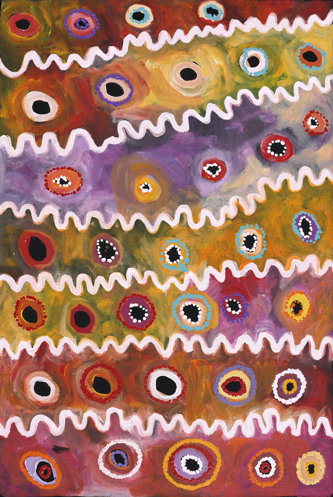 Aboriginal Artwork by Yamangara Thomas Murray, Ngayuku Ngurra, 91x61cm