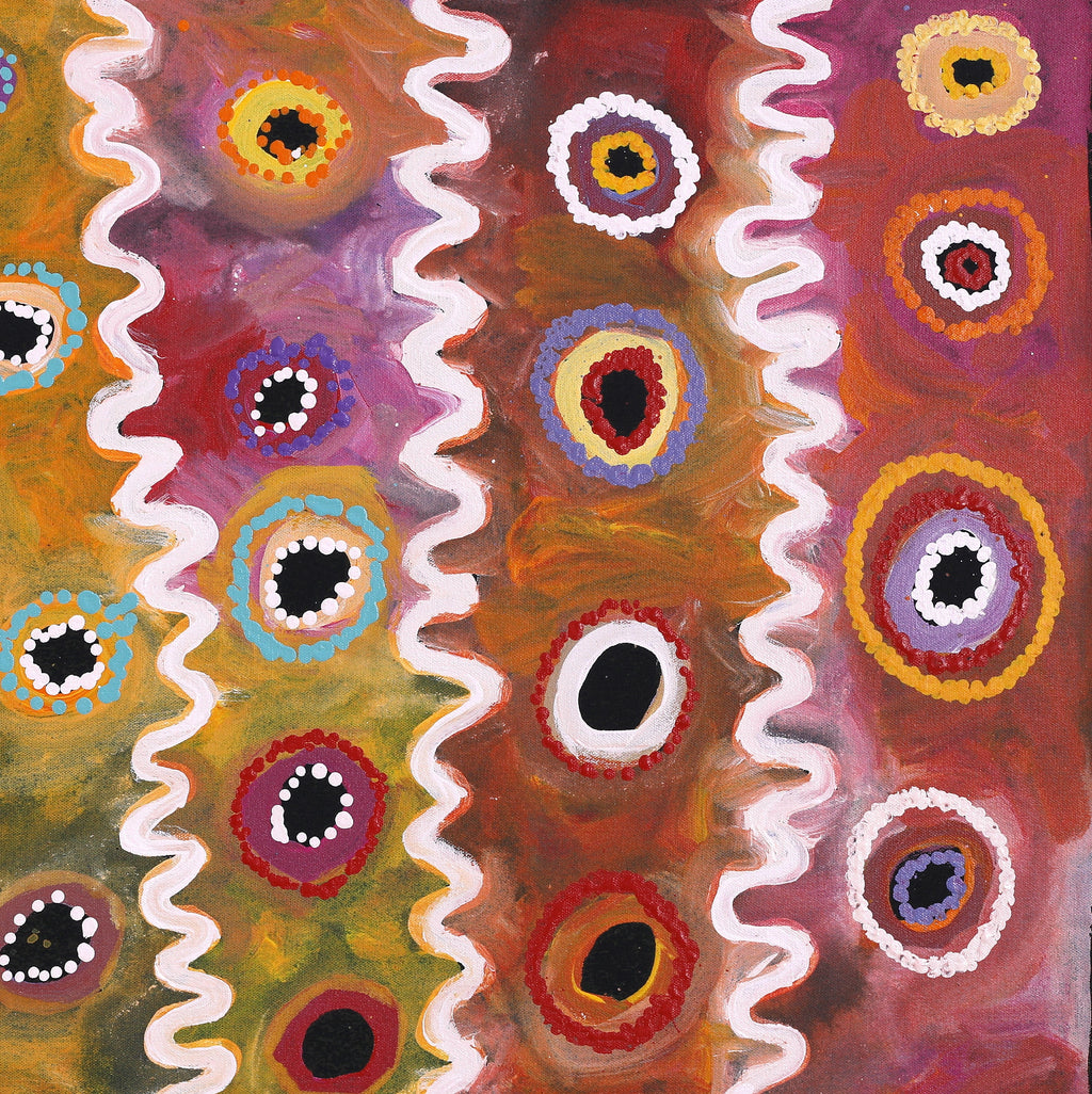 Aboriginal Artwork by Yamangara Thomas Murray, Ngayuku Ngurra, 91x61cm